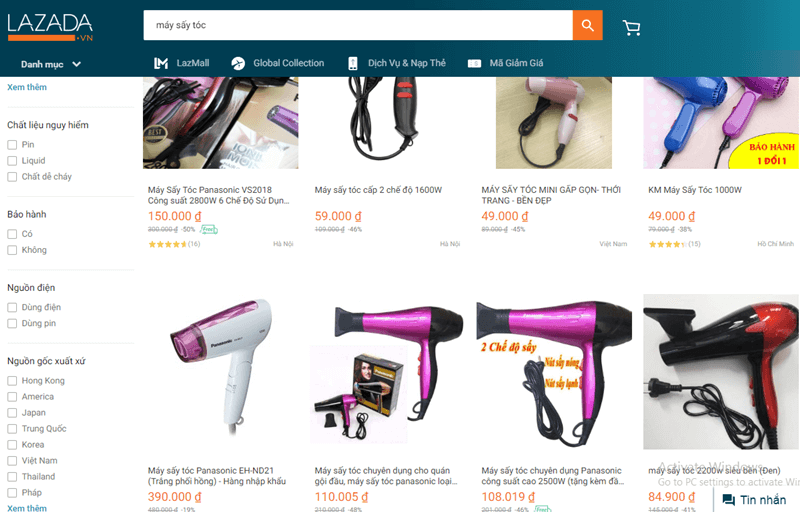 ghế cắt tóc dành cho nam