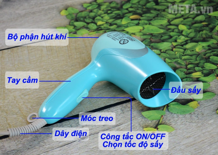 Cấu tạo máy sấy tóc Panasonic EH-ND11 Cấu tạo máy sấy tóc Panasonic EH-ND11