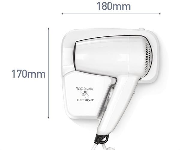 Kích thước máy sấy tóc khách sạn