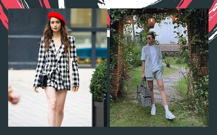 mix đồ với vest nữ