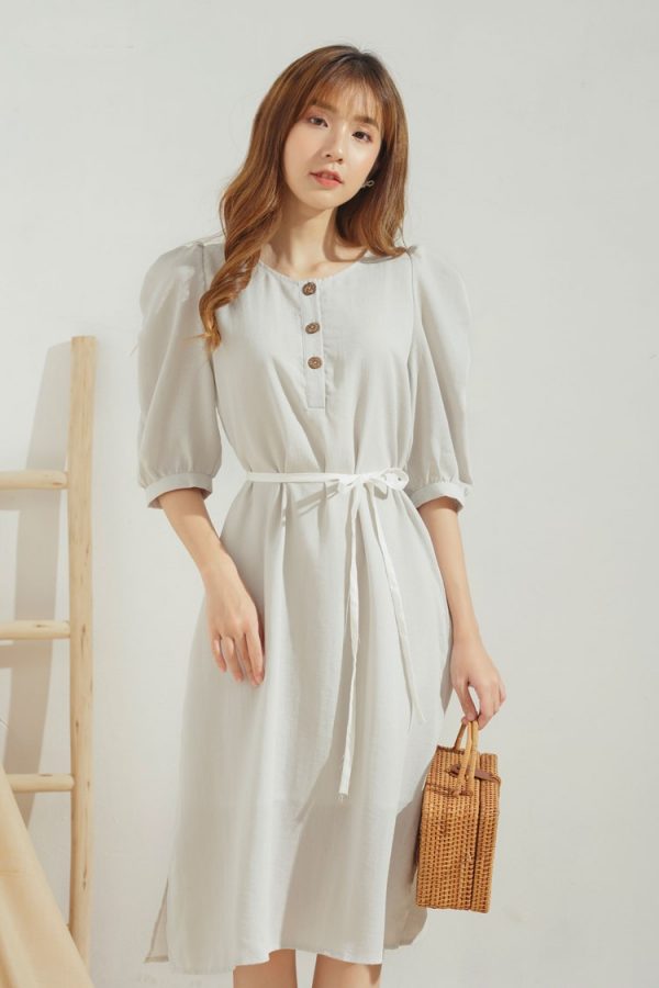 cách phối đồ với đầm suông