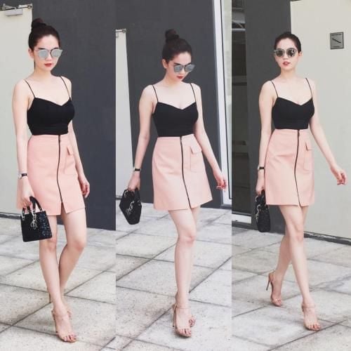 Ngoc Trinh dien chan vay dam cong so chu a