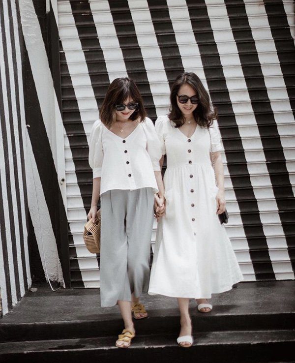 Phối đồ đi làm mùa hè: Áo sơ mi + Quần suông - Ảnh 4