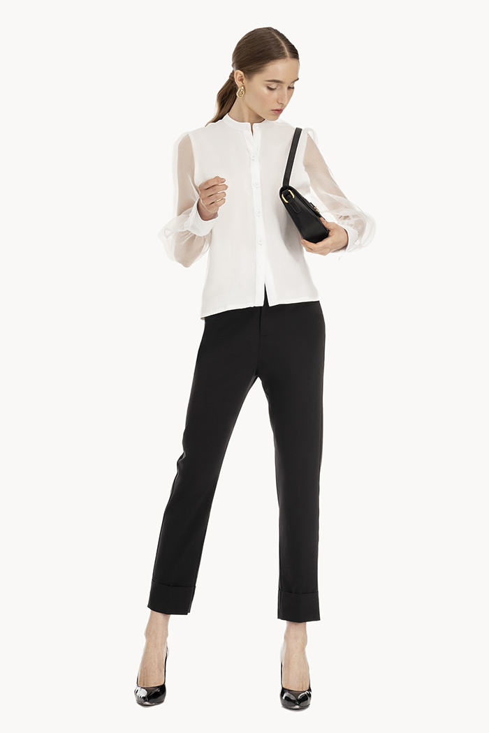 Quần tây cơ bản lai lật