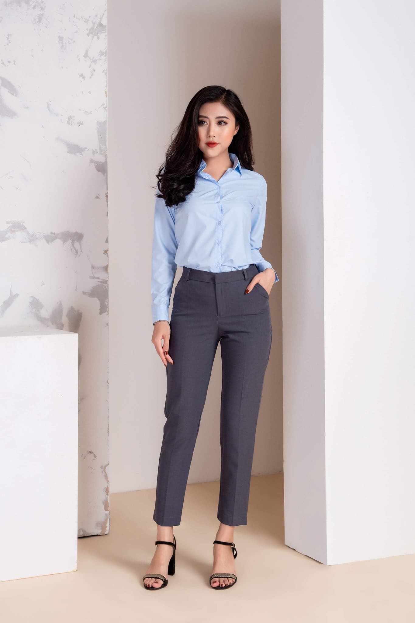 quần âu công sở đồng phục nữ