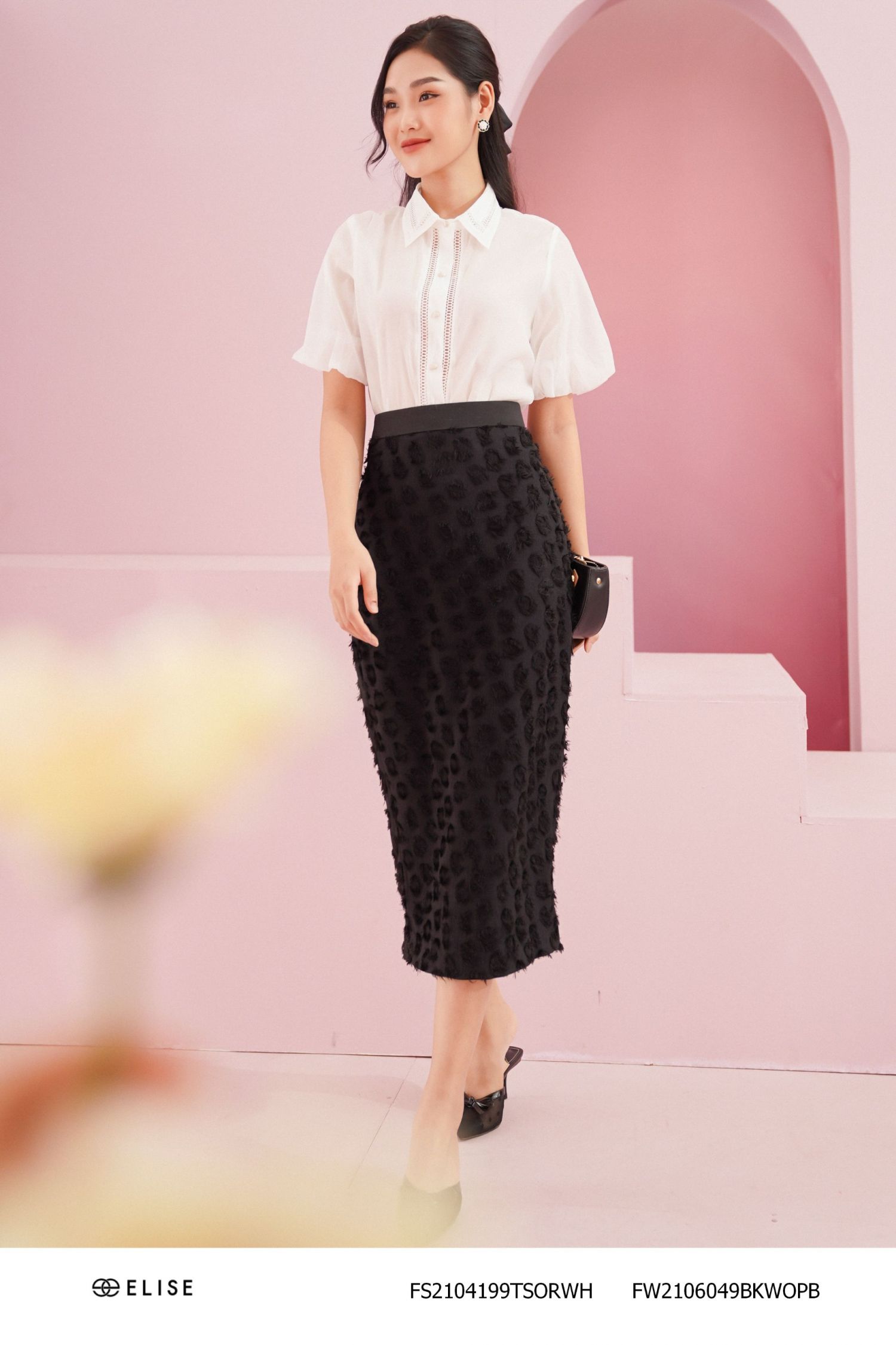Mẫu chân váy đầy đẳng cấp của thương hiệu thời trang hàng đầu Việt Nam ELISE
