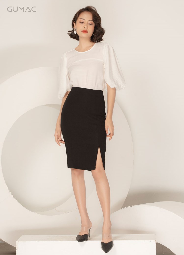 Style chân váy công sở