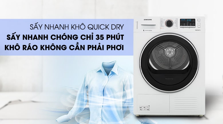 Tác dụng của máy sấy quần áo