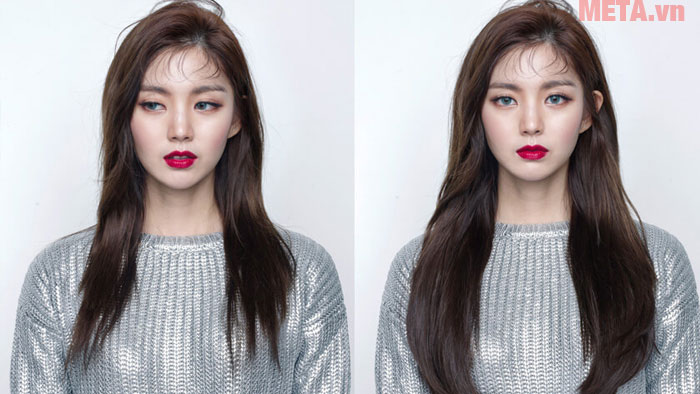 Tạo kiểu tóc thẳng 