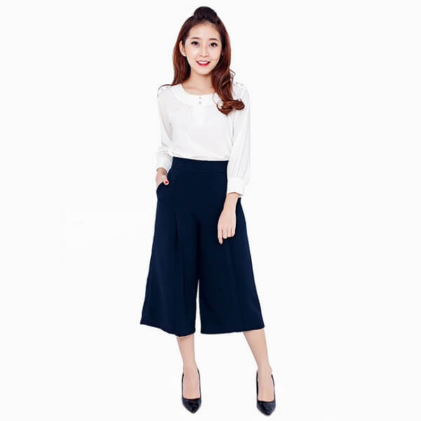 Quần culottes công sở cho giáo viên