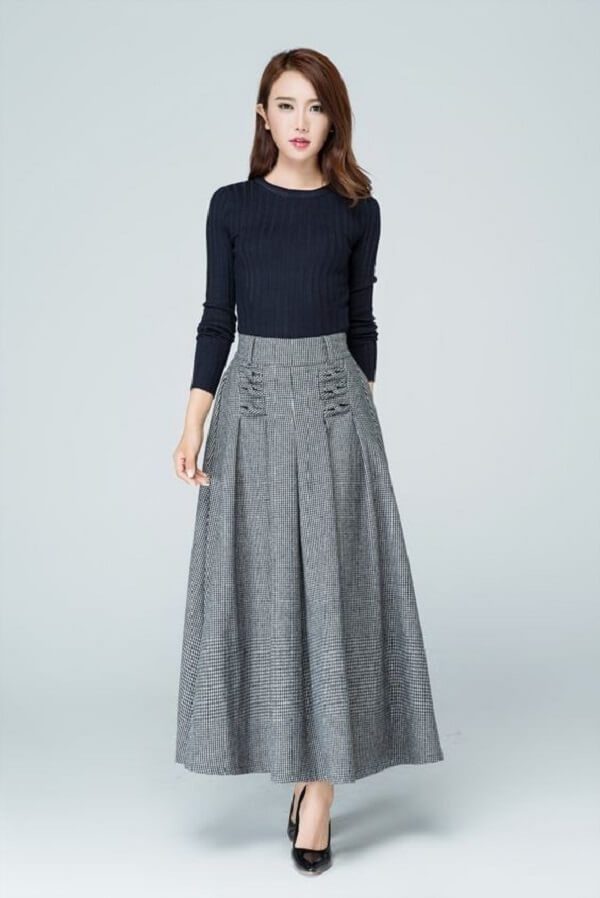 Chân váy công sở cho giáo viên