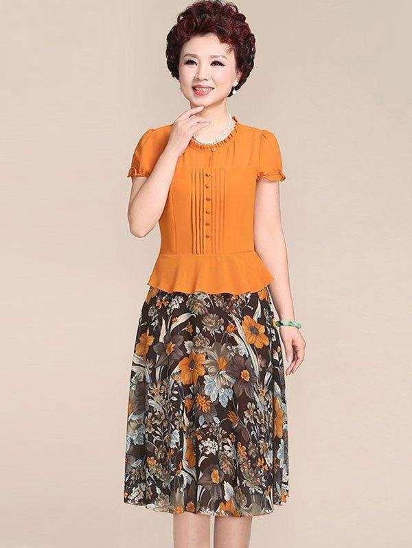 Thời trang váy đầm tuổi 50 đẹp và sang trọng nhất 13