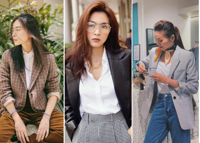 Trang phục công sở mùa thu tinh tế với khoác blazer