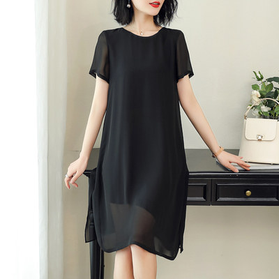 Đầm suông voan trẻ trung quý phái