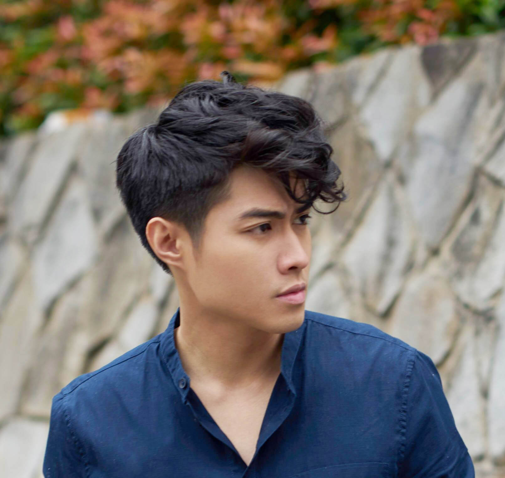 kiểu tóc nam uốn