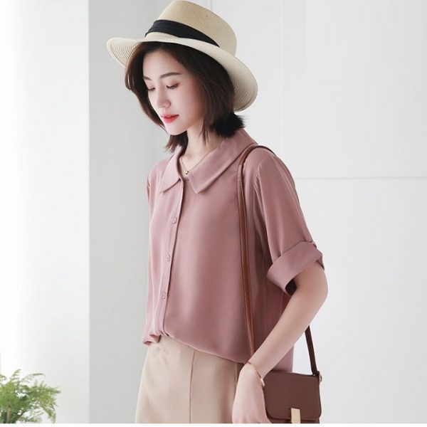 Áo sơ mi vải Mango cho thời trang mùa hè