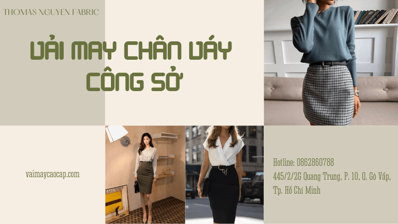 Những điều bạn chưa biết về vải may chân váy công sở ...
