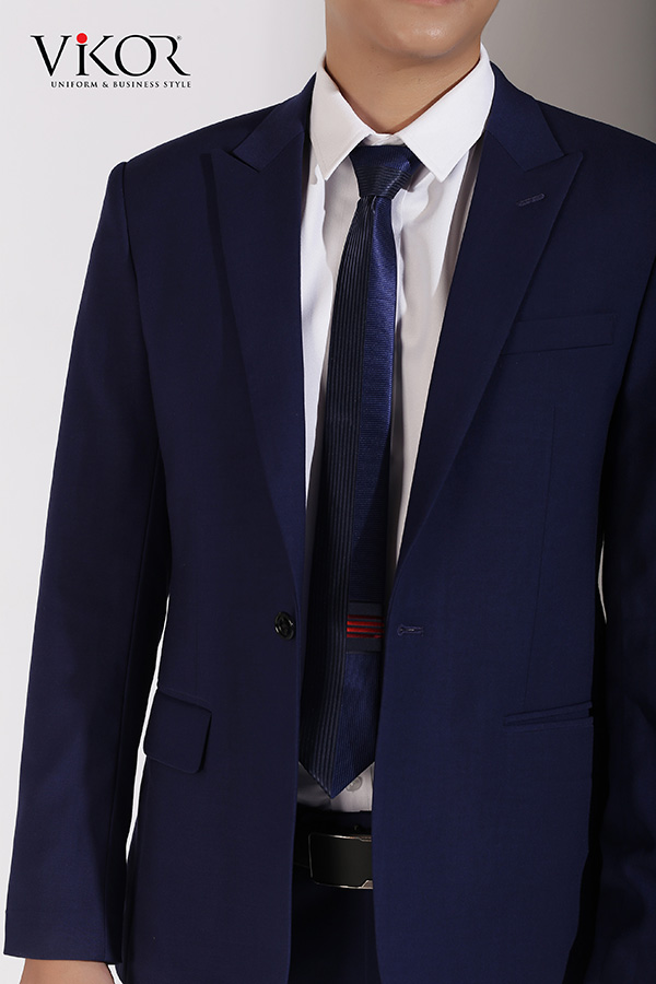 Vest nam đồng phục 1 nút cài