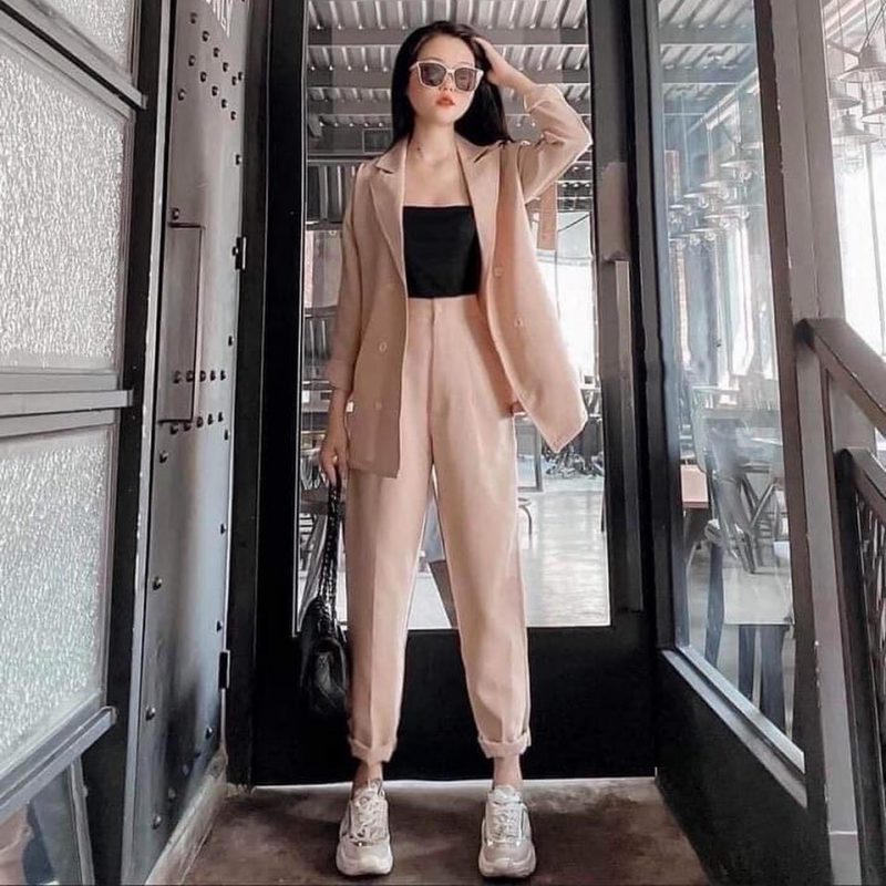 áo vest vải voan trơn